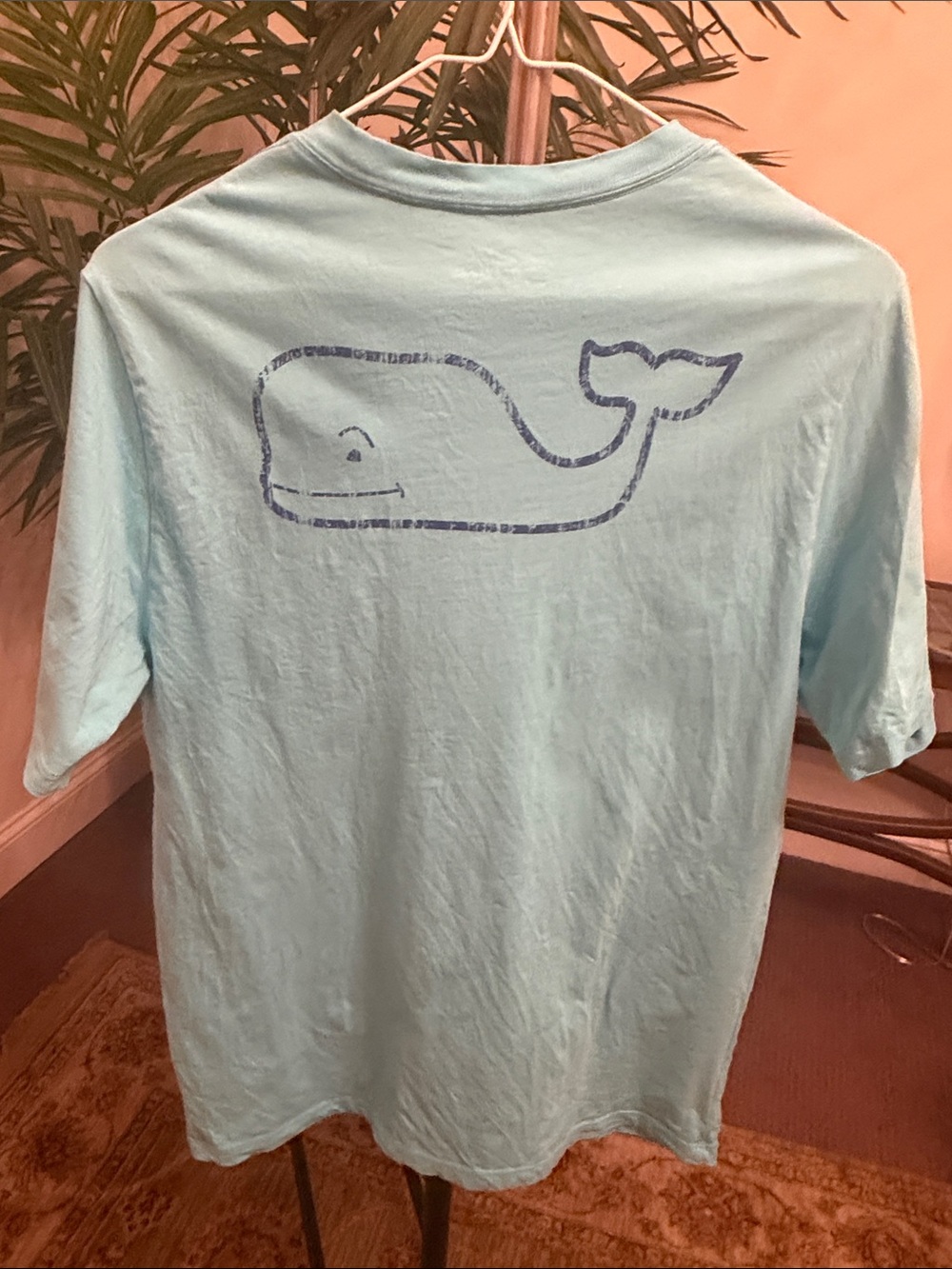 Vineyard Vines Light Blue Short Sleeve Pocket Tee - Picture 3 of 3